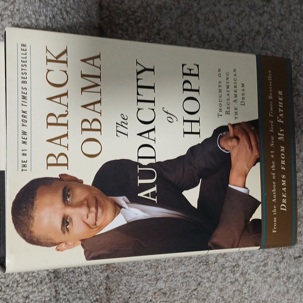 NWT THE AUDACITY OF HOPE -BARACK OBAMA